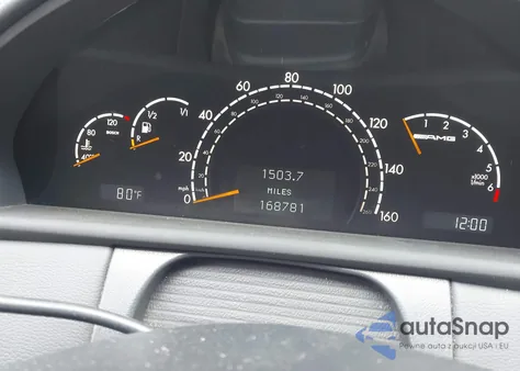 2002 Mercedes-Benz Cl 55 Amg из США, поврежденный, VIN WDBPJ73J12A029608